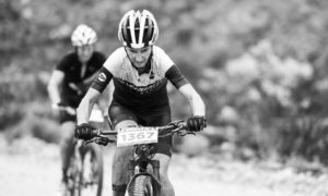 Yolande de Villiers at the 2018 Attakwas Extreme MTB Challenge.