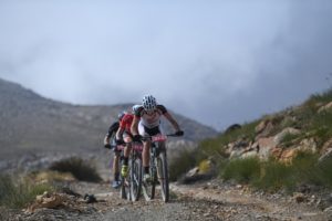 Nicola Rohrbach and Daniel Geismayr at Tankwa Trek