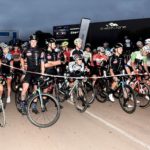Riders lined up before the Berge en Dale road race yesterday. Photo: Mariola Biela