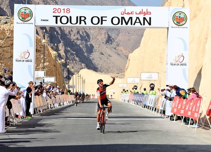 BMC Racing’s Greg van Avermaet, pictured here, won the third stage of the Tour of Oman today. Photo: Tour of Oman