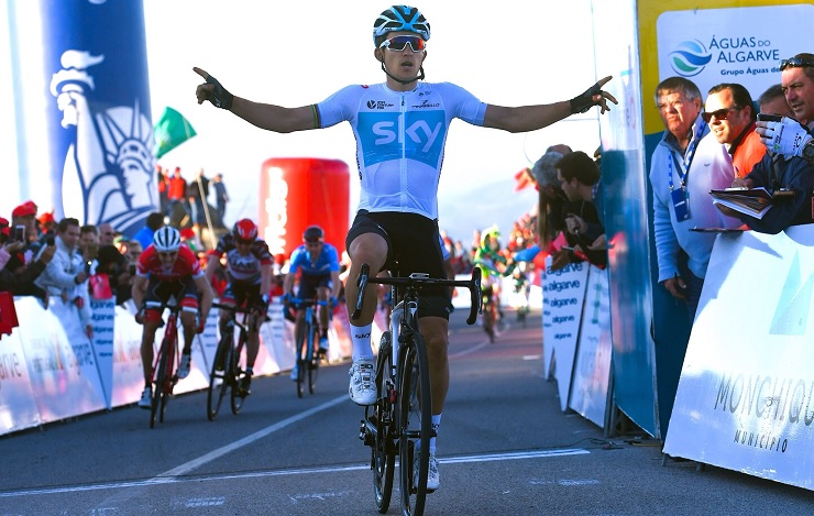 Michal Kwiatkowski, pictured here, won the second stage of the Volta ao Algarve today. Photo: tdwsport.com
