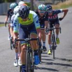 Brendon Davids (front) unexpectedly finished in the top-10 at the Tour de Langkawi in Malaysia last week. Photo: Page Imagery