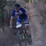 Gert Heyns was happy to be the first South African - in a field packed with international riders - to finish the Cape Town Cycle Tour MTB Challenge yesterday. Photo: Gustav Klotz