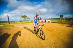 Declan Sidey, who won alongside Shaun-Nick Bester, in action during the PE Plett. Photo: Deidre Cloete