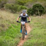 Women's winner Yolande de Villiers in action during the PE Plett. Photo: Deidre Cloete