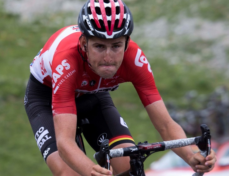 Tiesj Benoot during 2017 Tour de France.