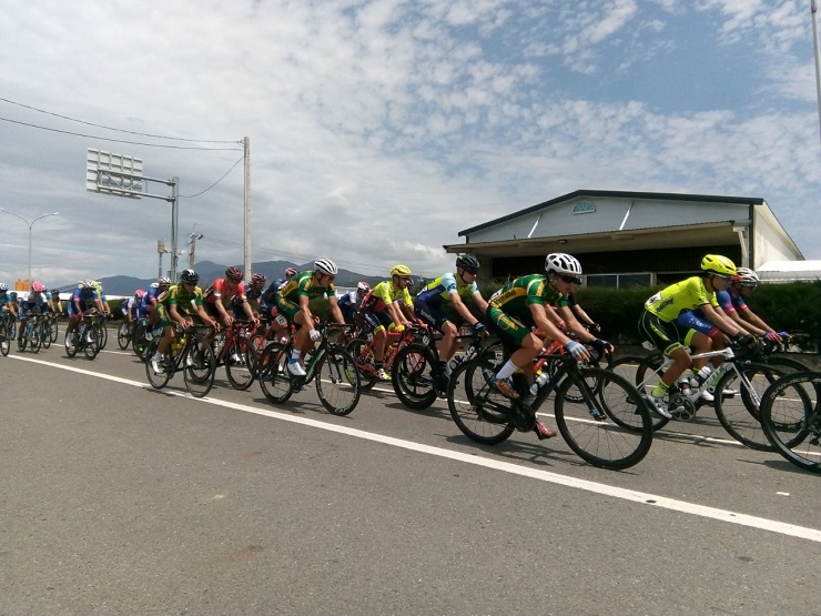 Riders in action during the fifth and final stage of the Tour de Taiwan today. Photo: Supplied