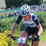 England's Annie Last, pictured here at the 2012 Olympics, won the Commonwealth Games women's cross-country event at the Nerang MTB Trails in Gold Coast today. Photo: Wikimedia