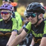 Rider looking focused before beginning his race on stage three of the Cradle Traverse yesterday. Photo: Sage Lee Voges/ZC Marketing Consulting