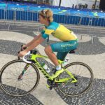 Katrin Garfoot, pictured here at the 2016 Rio Olympics, won the Commonwealth Games women's individual time-trial today. Photo: Wikimedia