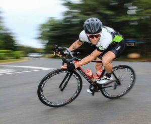 Rider taking a bend during the time-trial of the Panorama Tour. Photo: HH Photography & Design