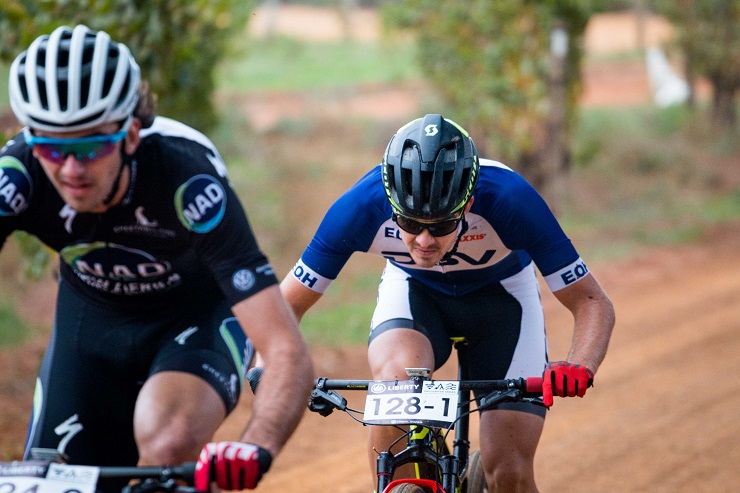 Arno du Toit during Liberty Winelands MTB