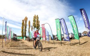 Rider making it home during stage two of the Trek 2 Teebus. Photo: Oakpics