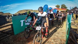 Riders start stage one of Trek 2 Teebus