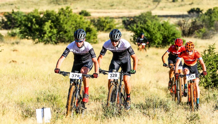 Silverback-Volvo's Henry Liebenberg and Matthew Keyser in action during stage one of Trek 2 Teebus