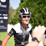 Yolande de Villiers all smiles after winning the women's team category at the Cradle Traverse. Photo: Sage Lee Voges/ZC Marketing Consulting