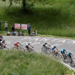 Quick-Step Floors' Maximilian Schachmann surged to victory in a gruelling battle to the Prato Nevoso summit in stage 18 of the Giro d'Italia. Photo: Fabio Ferrari-LaPresse