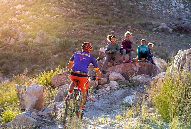 Jan du Toit Hugo and Fritz Warnich won the second and final stage of the Gravel & Grape Extreme 2-day, and with it the race victory, when it finished at the ATKV-Houdini Spa in Western Cape today. Photo: Chris Hitchcok Photography
