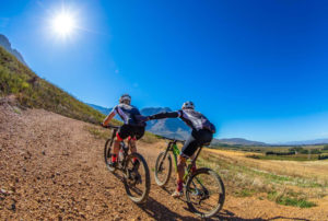 Team support stage one Gravel & Grape Extreme 3-day