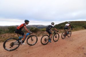 Riders taking on a flat track during stage two of the Great Zuurberg Trek. Photo: Shayne Minott