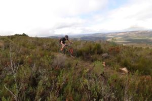 Rider taking on a descent during the Great Zuurberg Trek. Photo: Shayne Minott