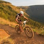 Winning pair NAD Pro's Nico Bell (front) and Matt Beers during the second stage of the sani2c Race. Photo: Anthony Grote