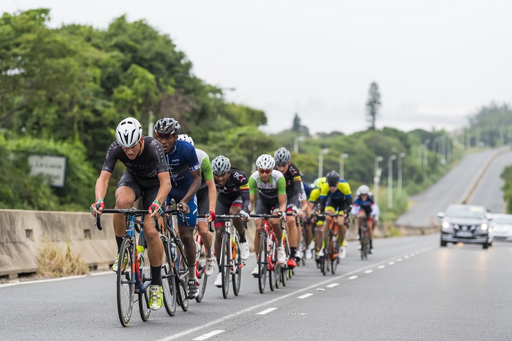 Pro riders in action during the Tour Durban earlier this month. Photo: Anthony Grote