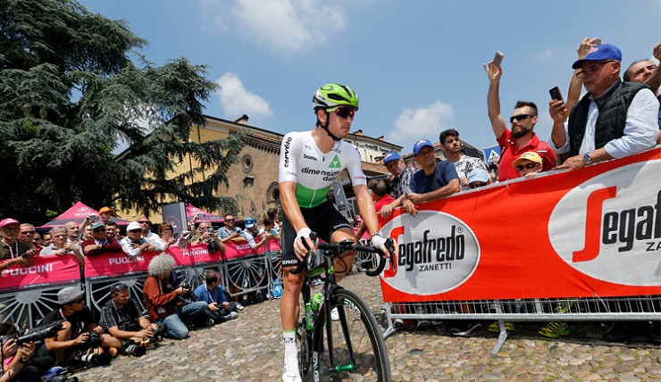 Dimension Data's Ryan Gibbons enjoyed some successes, specifically on the sprinting stages, during a challenge-filled Giro d'Italia. Photo: Stiehl Photography