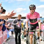 A late attack in the final couple of kilometres of stage 11 enabled Mitchelton-Scott's Simon Yates of Britain to claim his second stage win of the Giro d'Italia. Photo: Massimo Paolone/LaPresse