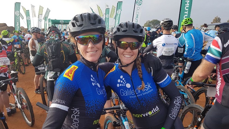 Galileo Risk's Theresa Ralph and Sarah Hill 