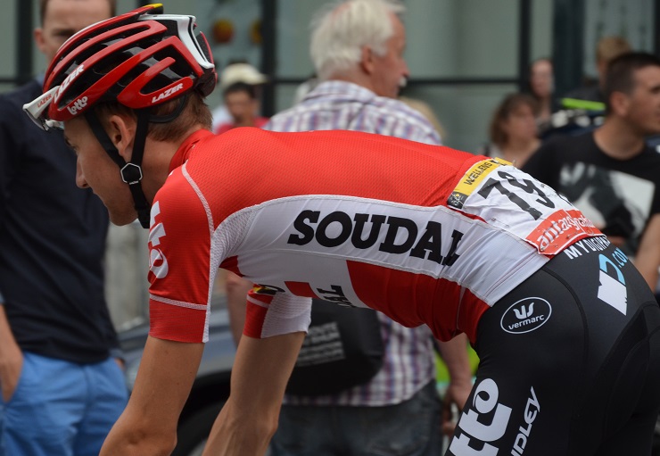 Tim Wellens had to dig deep to secure victory in the 202km fourth stage of the Giro d'Italia today. Photo: Photo credits