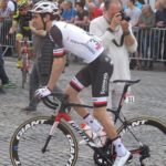 Sunweb's Tom Dumoulin, pictured here, won the 9.7km time-trial on stage one of the Giro d'Italia in Jerusalem today. Photo: Photo credits