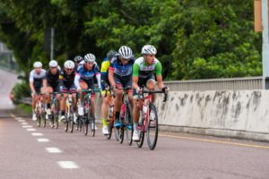 The front bunch of riders in action during this year's Tour Durban