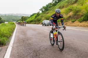 Team BCX's Clint Hendricks at this year's Tour Durban