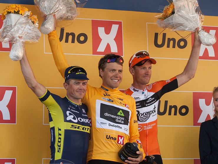 DiData's Edvald Boasson Hagen (middle) will look to defend his title of the Tour of Norway when the five-stage race begins tomorrow. Photo: Photo credits