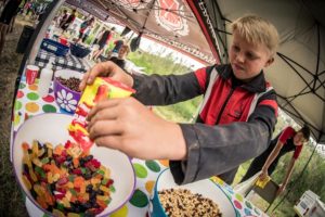 Delicious snacks were served at the waterpoints on day two of sani2c Adventure