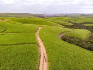 Beautiful farmlands seen on the final day of the sani2c Trail