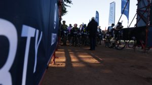 Riders line up for stage one of the Liberty Waterberg Encounter