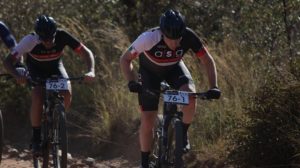 Hanco Kachelhoffer and Pieter Seyffert in action during stage one of the Liberty Waterberg Encounter