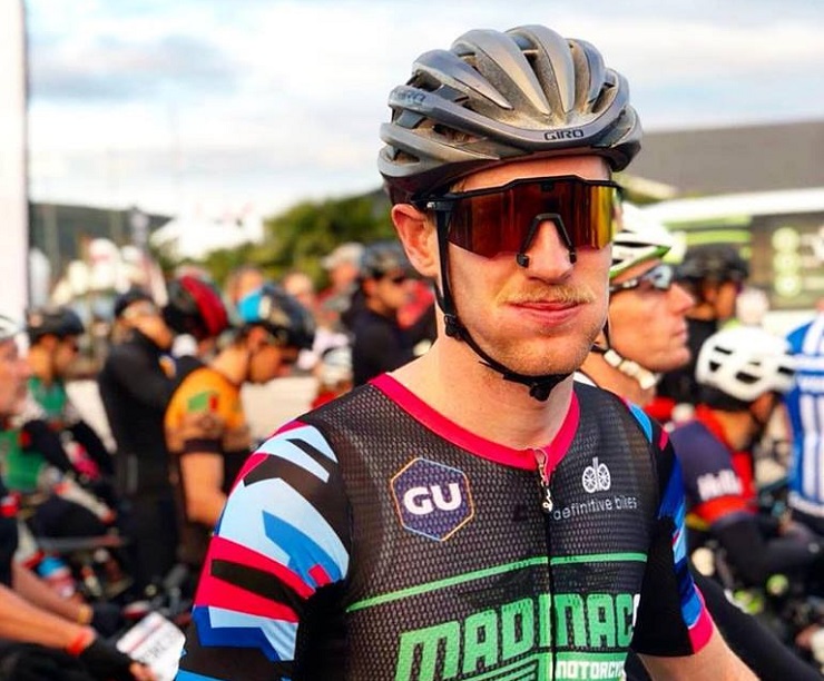 Declan Sidey was delighted to win the 70km Ngwenya Glass MTB Challenge for the first time at his third attempt on Saturday. Photo: Supplied
