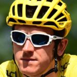 Team Sky's Geraint Thomas in the yellow jersey on stage 19 of the Tour de France