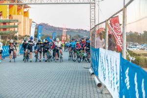 Riders lined up before the start of the Jock Classic. Photo: Memories 4 U Photography