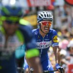Quick-Step Floors' Julian Alaphilippe climbed to victory on stage 10 of the Tour de France