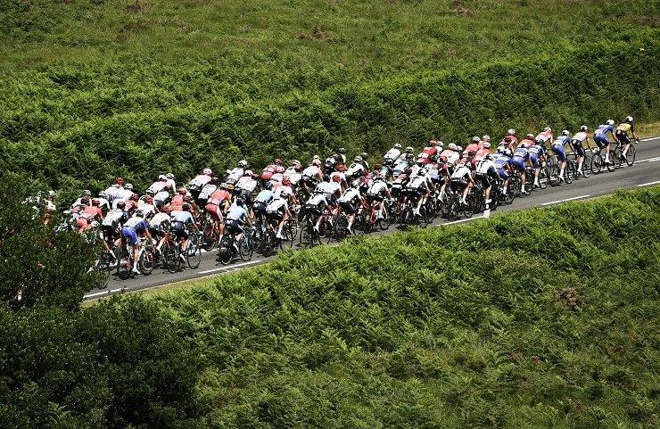 LottoNL-Jumbo's Dylan Groenewegen sprinted to victory on the 231km seventh stage of the Tour de France, which finished in Chartres today. Photo: ASO/Pauline Ballet