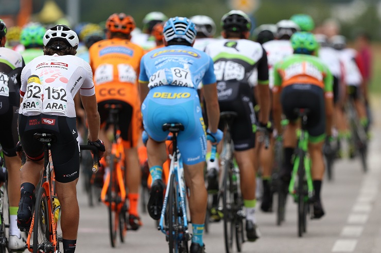 Bahrain–Merida's Giovanni Visconti won the 181.5km second stage of the Tour of Austria today. Photo: Photo credits
