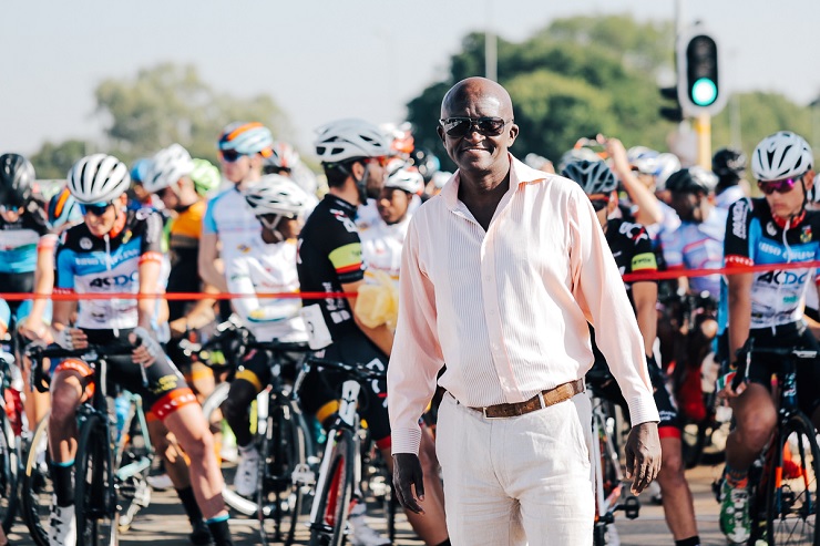 Zamuxolo "Yster" Xatasi, the newly appointed acting president of Cycling South Africa, says he wants to focus on transformation in the sport. Photo: TourDeLimpopo/HaydsBrown
