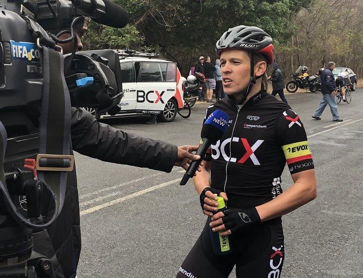 Team BCX's David Maree (pictured) won the 136km opening stage of the Lowveld Tour, which took place in Limpopo today. Photo: Team BCX
