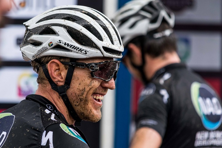 Gawie Combrinck after finishing fifth overall when the La Leyenda del Dorado
