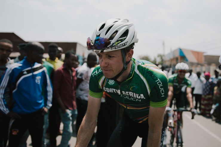 James Fourie was happy to make a substantial contribution to the South African ProTouch-branded team that recently competed in the gruelling eight-stage Tour du Rwanda. Photo: ProTouch Sports