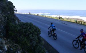 Riders spoiled with a great seaside view during the Storms River Traverse. Photo: ZCMC